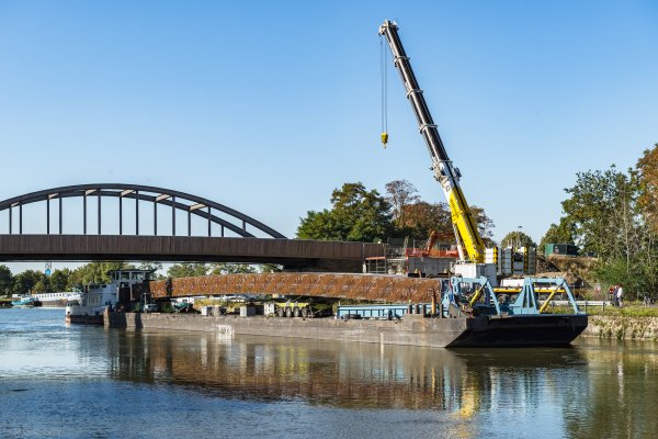 Rohrbrücke Wasserversorgung Eisden